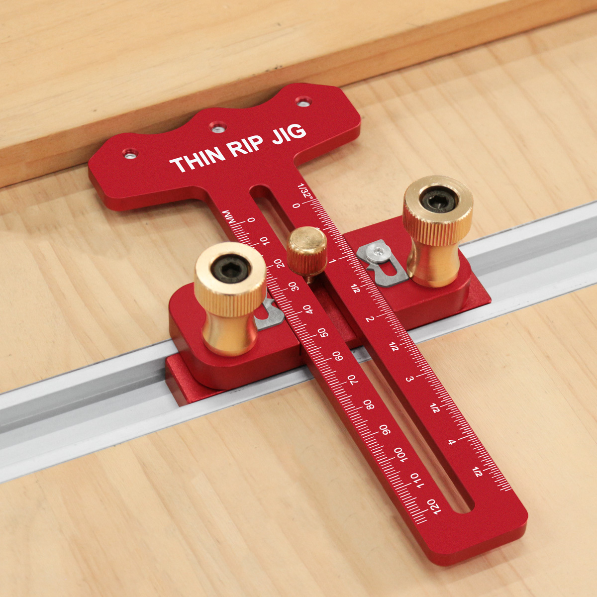 Dowel Jig Kit - Thin Rip Table Saw Jig,3 Pulleys