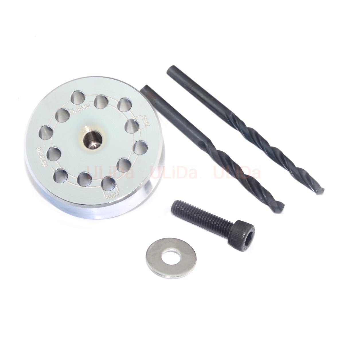 Dowel Jig Kit - Wood Prop Propeller Drilling Jig Guide