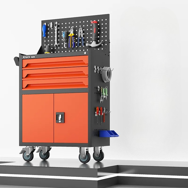 Workshop Tools Trolley - Mobile Tool Cart Cabinet Workshop Automotive