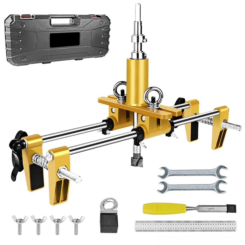 Dowel Jig Kit - Wooden Door Installation Lock Hole Opener