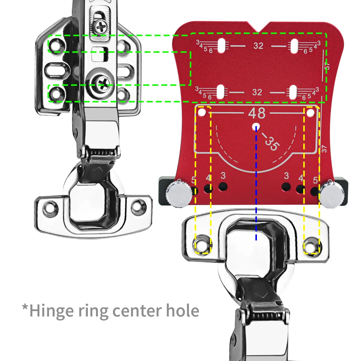 35mm Hinge Hole Positioning Te - Dowel Jig Kit 评论和价格