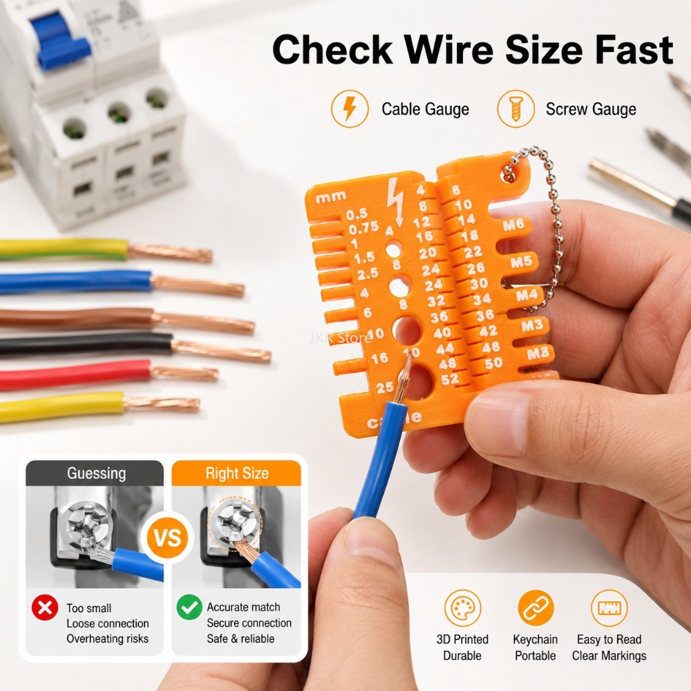 Double Sided Wire Gauge Screw  - Workshop Use Tools 评论和价格