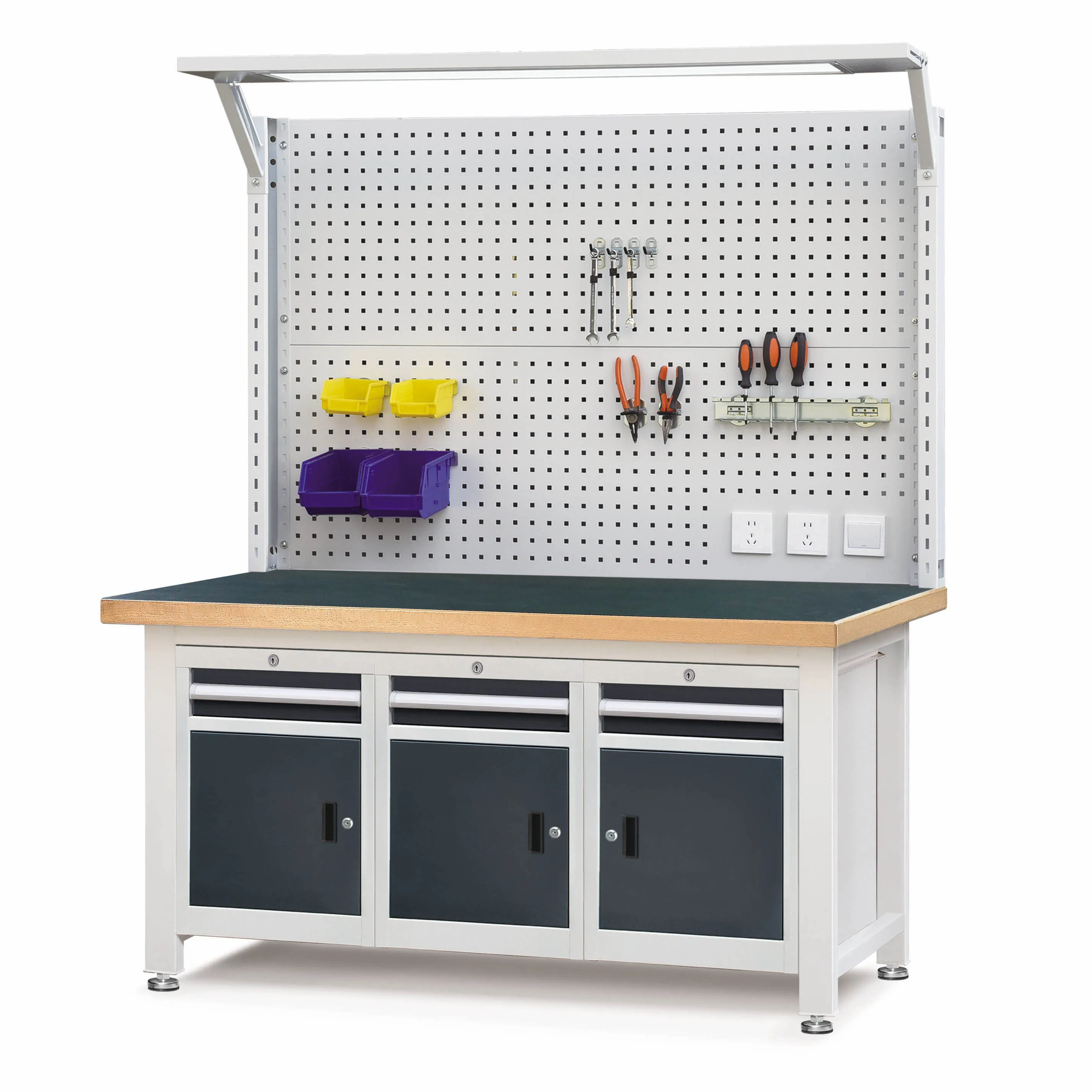 3 Drawers Double Door Mobile S - Workshop Tools Trolley 评论和价格