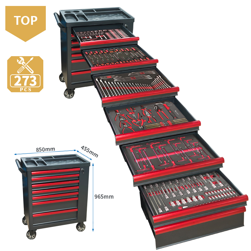 7 Drawer Tool Trolley With 273 - Workshop Tools Car 评论和价格