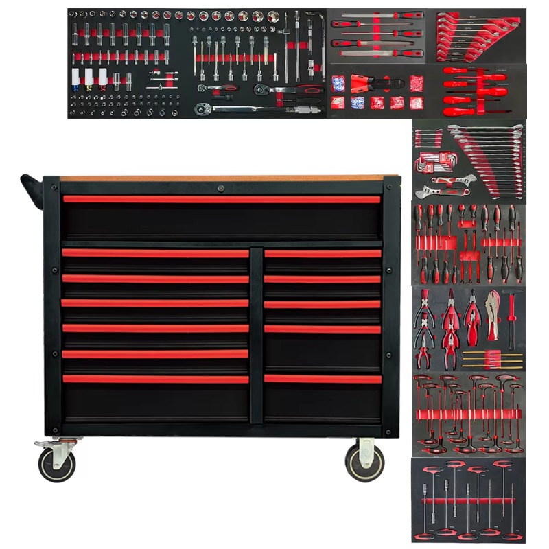 12 Drawers 471pcs Tool Kit Aut - Workshop Tools Trolley 评论和价格