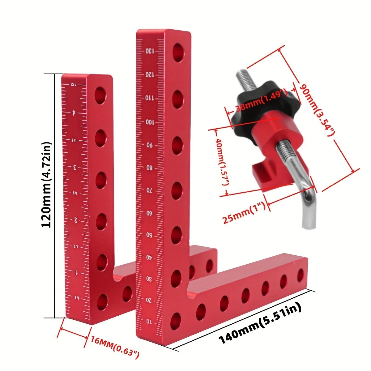 1Set 90 Degree Positioning Squ - Angle Clamp 90 评论和价格