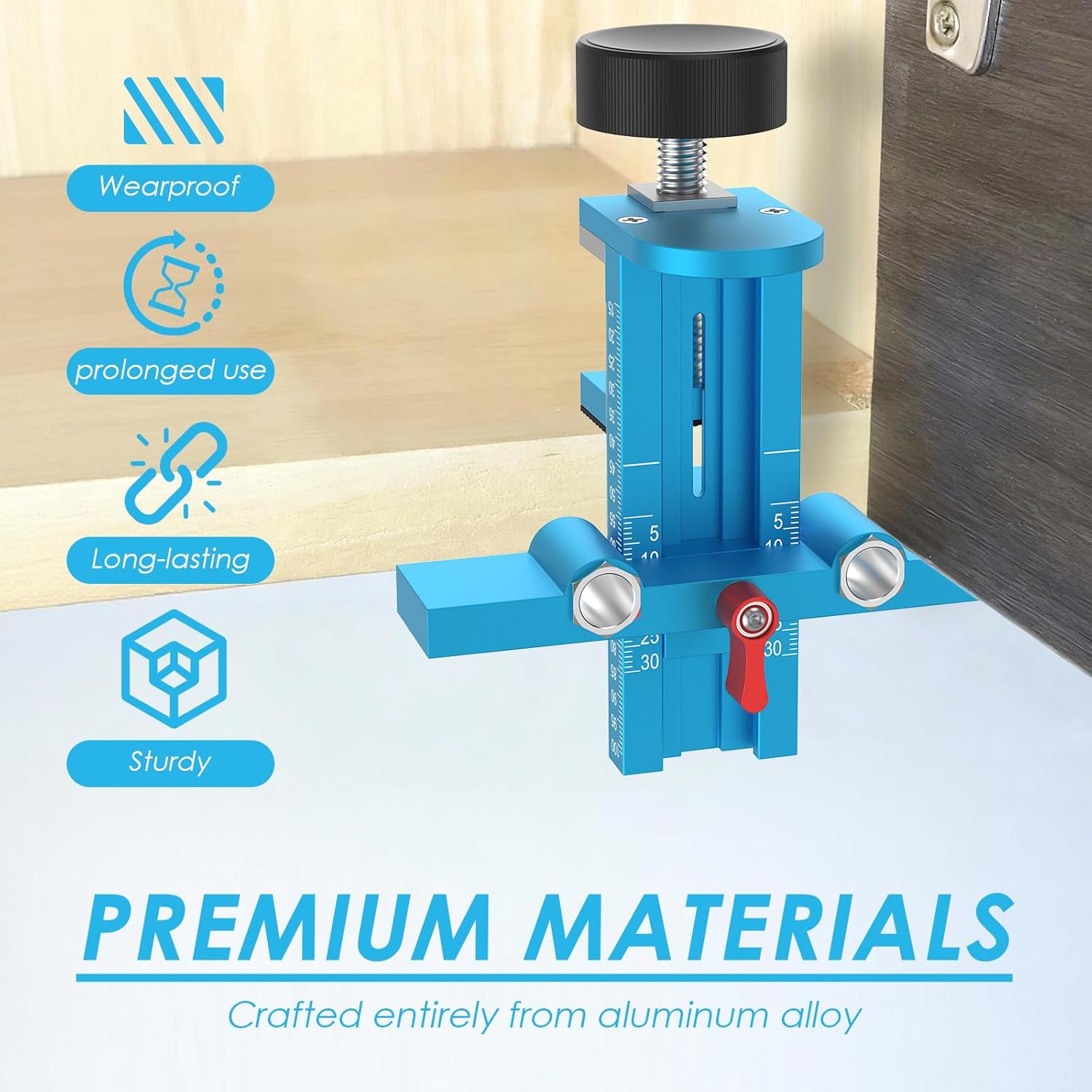 3 in 1 Cabinet Door Mounting J - Dowel Jig Kit 评论和价格