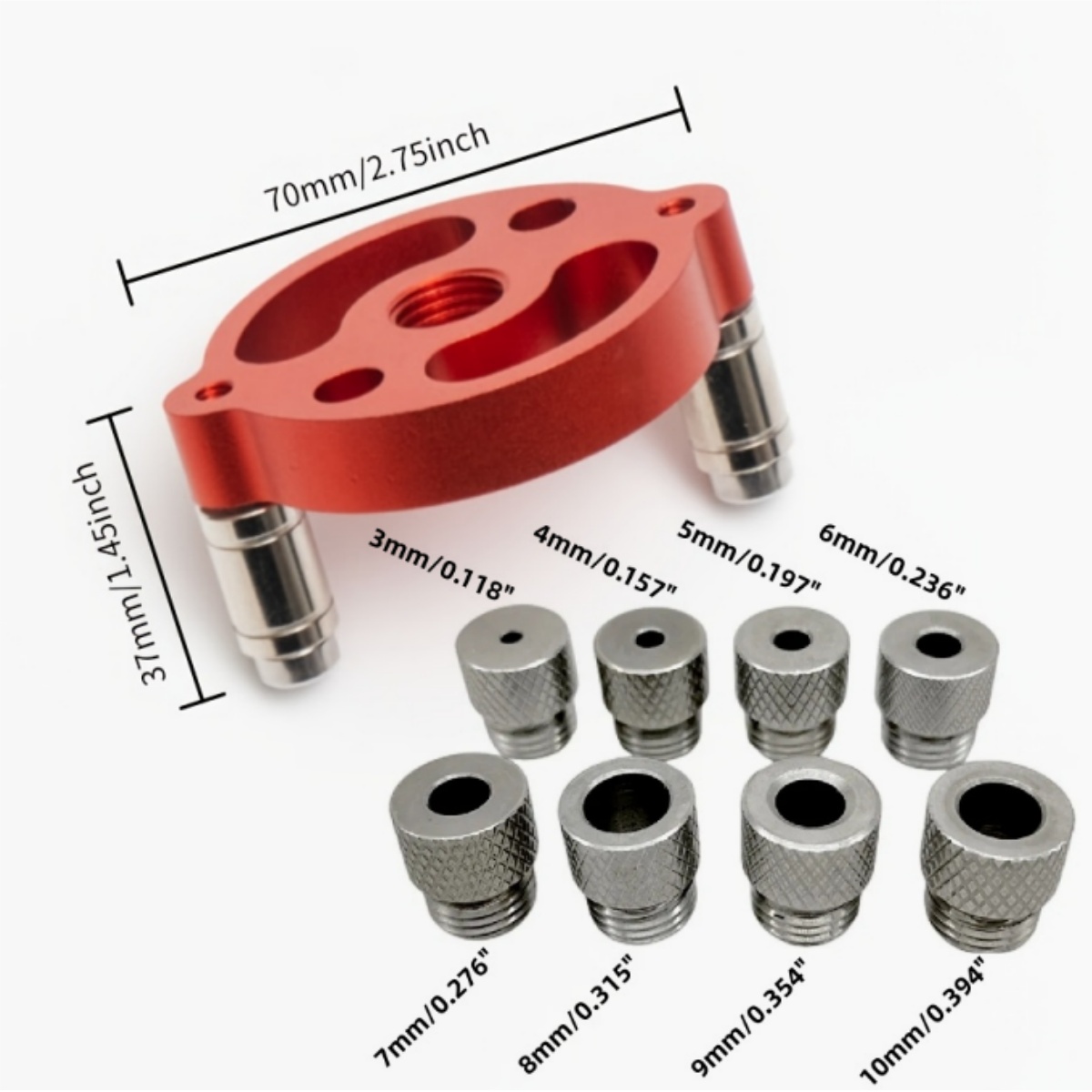 Aluminum Alloy Self Centering  - Dowel Jig Kit 评论和价格