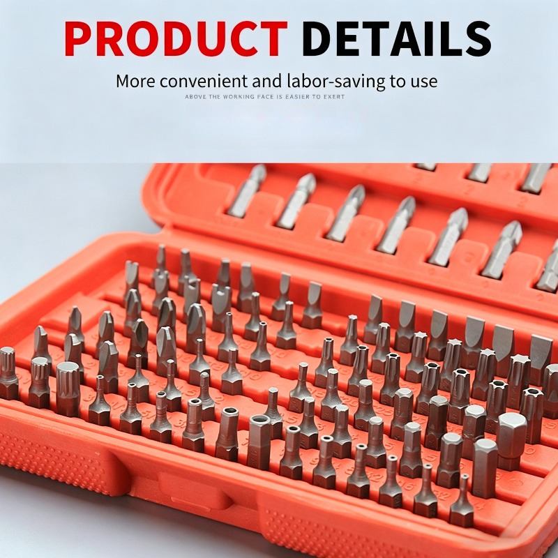 100PCS Screwdriver Bit Set, Ho - Workshop Use Tools 评论和价格
