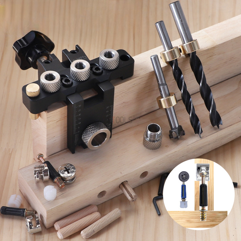 3 In1 Adjustable Doweling Jig  - Dowel Jig Kit 评论和价格